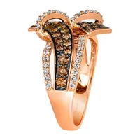 Le Vian® Ring featuring 7/8 CT. T.W. Chocolate Diamonds® 1/3 Nude Diamonds™ set 14K Honey or Strawberry Gold™