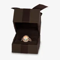 Le Vian® Ring featuring 1 1/5 CT. Neopolitan Opal™ 1/10 Chocolate Diamonds® 1/3 Nude Diamonds™ set 14K Strawberry Gold®