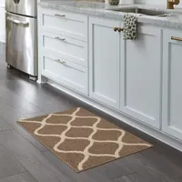 Maples Lattice Washable Skid Resistant Indoor Rectangular Accent Rug