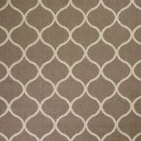 Maples Lattice Washable Skid Resistant Indoor Rectangular Accent Rug