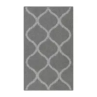 Maples Lattice Washable Skid Resistant Indoor Rectangular Accent Rug