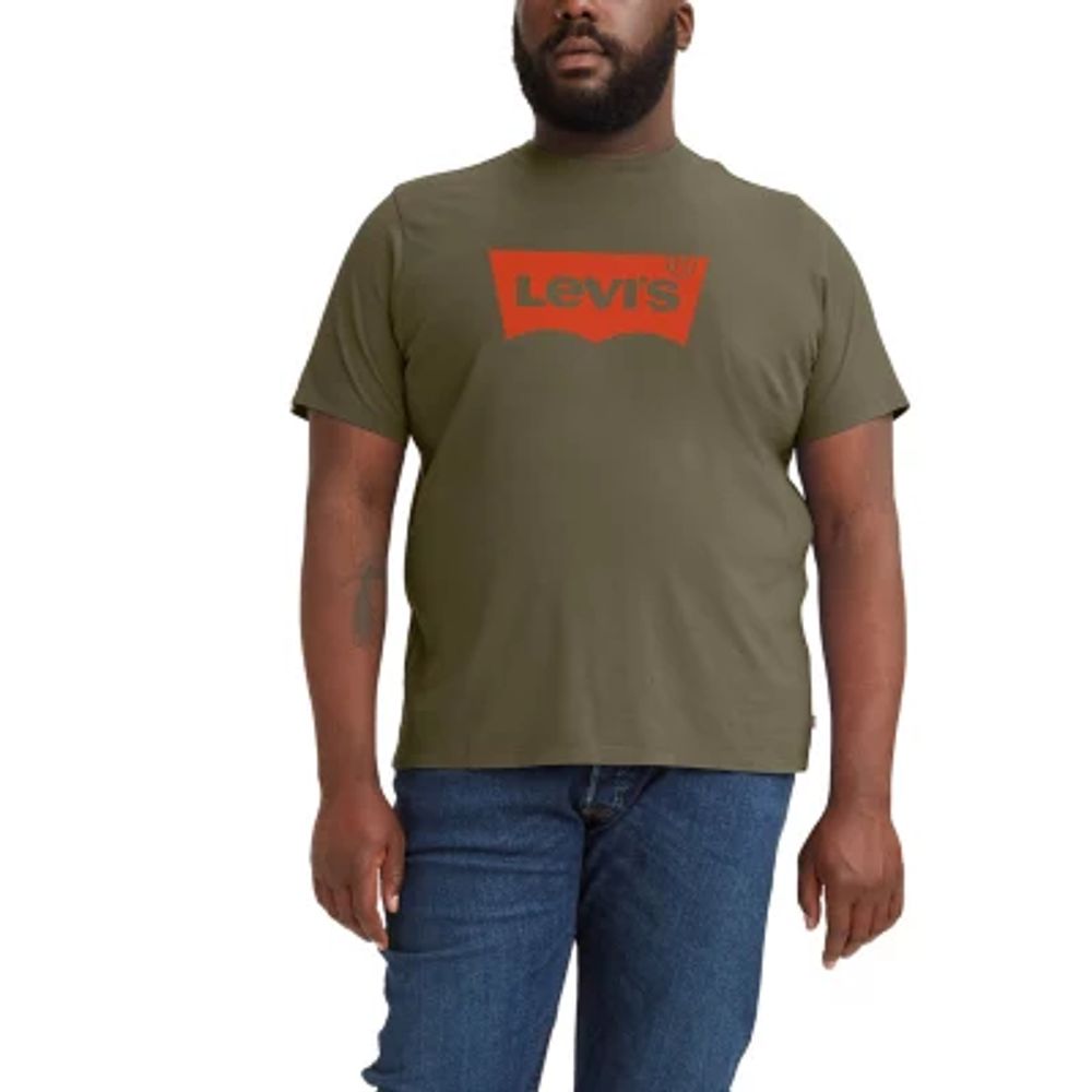 Levi's Big and Tall Water<Less™ Mens Round Neck Short Sleeve Relaxed Fit  Graphic T-Shirt | Dulles Town Center