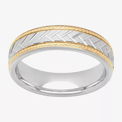 6MM Sterling Silver Wedding Band