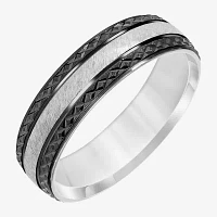 6MM Sterling Silver Wedding Band