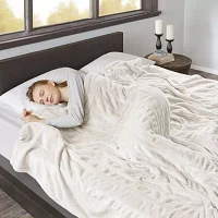 Beautyrest Heated Electric Plush Blanket