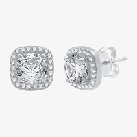 Yes, Please! Lab Created White Sapphire Sterling Silver Cushion 2-pc. Jewelry Set