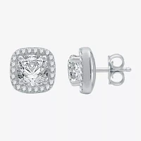 Yes, Please! Lab Created White Sapphire Sterling Silver Cushion 2-pc. Jewelry Set