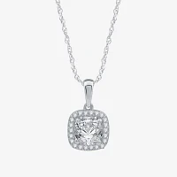 Yes, Please! Lab Created White Sapphire Sterling Silver Cushion 2-pc. Jewelry Set