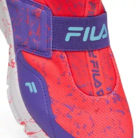 FILA Landbuzzer Speckle Little Girls Running Shoes