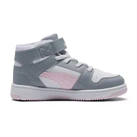 PUMA Rebound Layup Little Girls Basketball Shoes