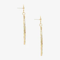 Bijoux Bar Ornament Crystal Drop Earrings