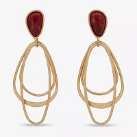 a.n.a Gold Tone Drop Earrings