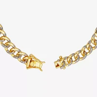 Sparkle Allure Womens Natural Diamond Accent 18K Gold Over Brass 7.25 Inch Tennis Bracelet