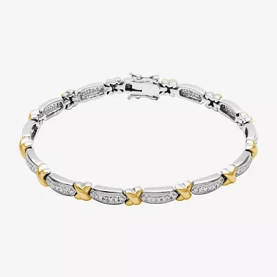 Sparkle Allure Natural Diamond Accent 7.5 Inch Tennis Bracelet