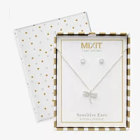 Mixit Hypoallergenic Firefly 2-pc. Cubic Zirconia Jewelry Set