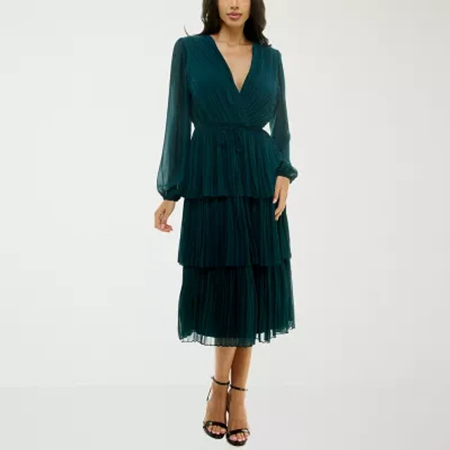 Home | Premier Amour Womens Long Sleeve Midi Fit + Flare Dress at Plaza Las  Americas in San Juan, PR
