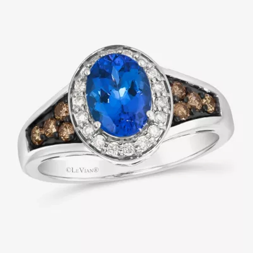 Le Vian® Ring featuring Blueberry Tanzanite® Chocolate Diamonds® Nude Diamonds™ set in 14K Vanilla Gold®