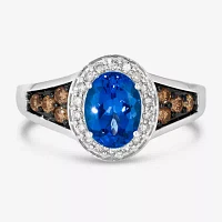 Le Vian® Ring featuring Blueberry Tanzanite® Chocolate Diamonds® Nude Diamonds™ set in 14K Vanilla Gold®