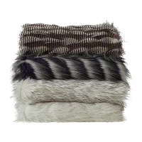 Cozy Tyme® Waleed Faux Wolf Fur Lightweight Throw