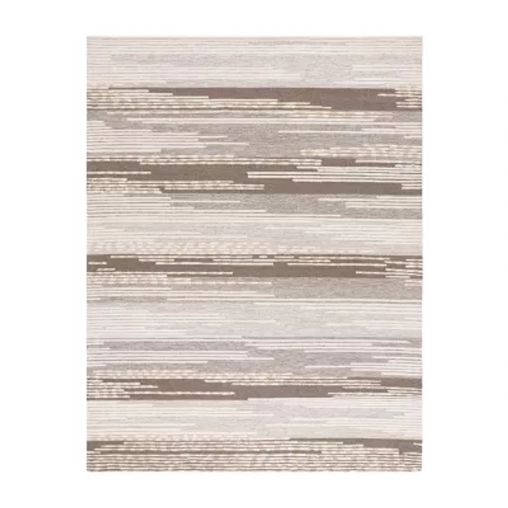 Martha Stewart Edna Stripe Hand Tufted Indoor Rectangular Area Rug