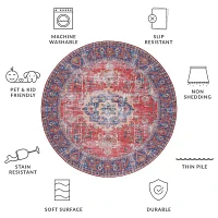 Safavieh Tucson Levi 6'X6' Indoor Round Area Rug