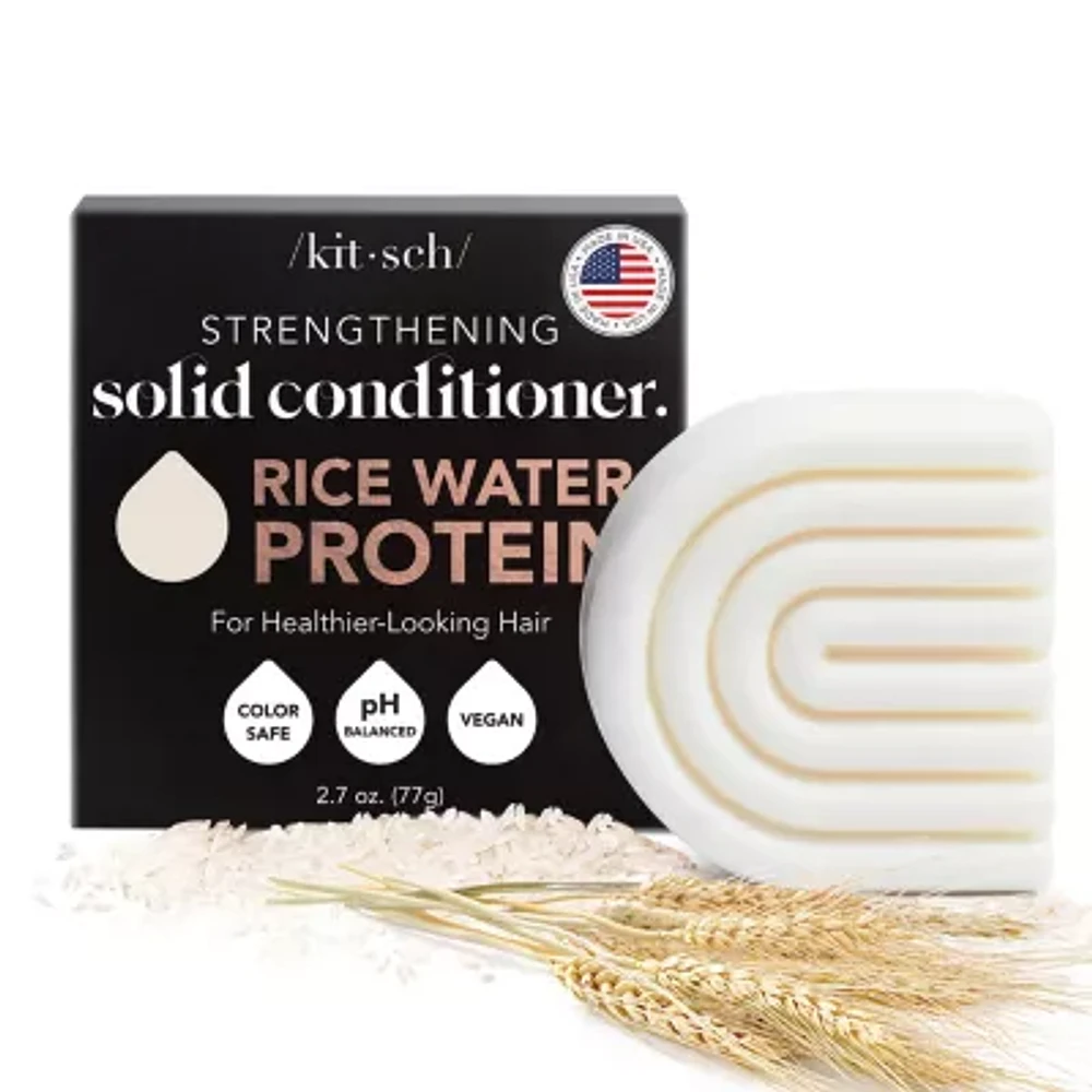 Kitsch Rice Water Protein Strengthening Conditioner Bar