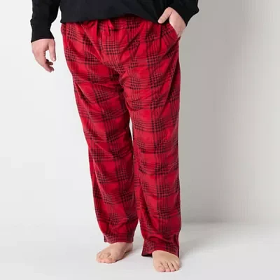 St. John's Bay Mens Big Microfleece Pajama Pants