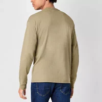 Arizona Mens Long Sleeve Henley Shirt