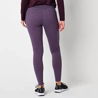 Xersion Womens Winter Brushed Back Fleece High Rise Moisture Wicking Full Length Leggings