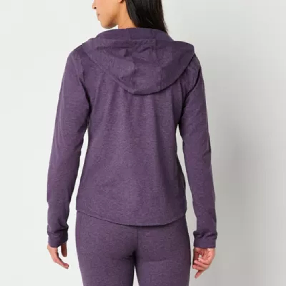 Xersion Womens Winter Brushed Back Fleece Midweight Jacket