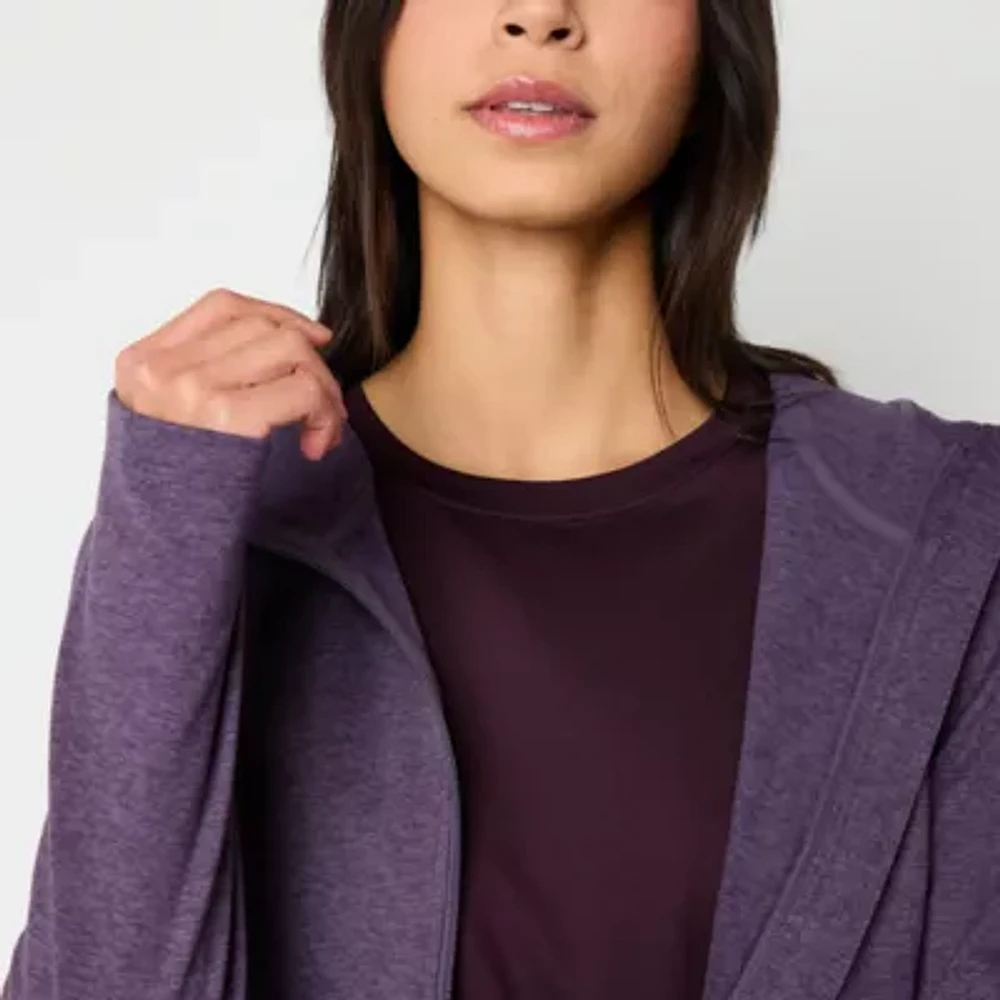 Xersion Womens Winter Brushed Back Fleece Midweight Jacket