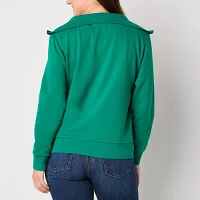 St. John's Bay Womens Long Sleeve Sweatshirt