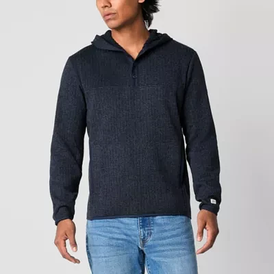 Frye and Co. Mens Hooded Long Sleeve Pullover Sweater