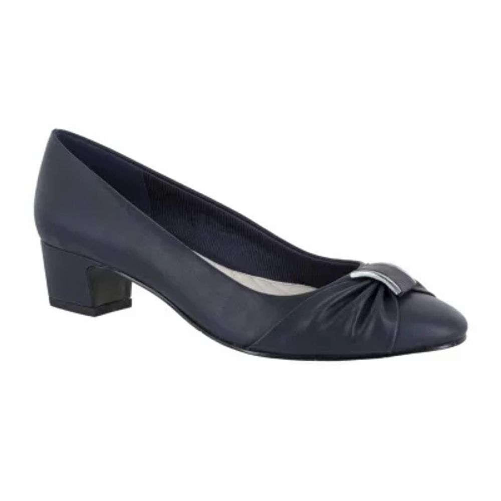 Easy Street Womens Eloise Block Heel Pumps