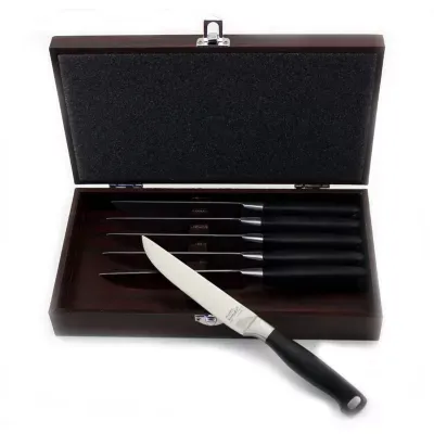 BergHOFF Bistro 7-pc. Steak Knife Set with Wooden Case