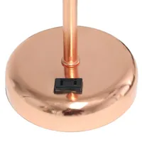 LimeLights Stick Lamp with Charging Outlet Table