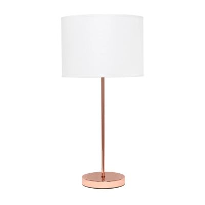 Simple Designs Stick Lamp with Fabric Shade