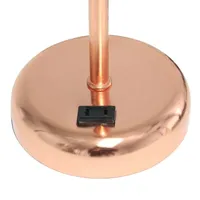 Limelights Stick Lamp with Charging Outlet 2pc Table Set