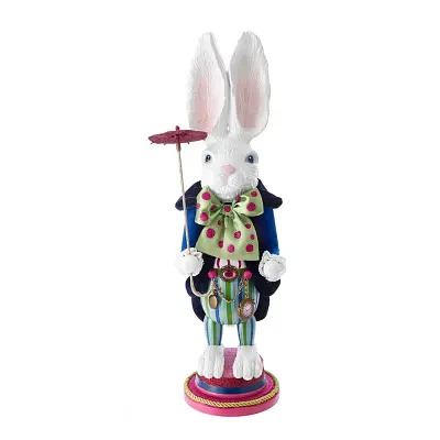 Kurt Adler 18-Inch Hollywoodâ™ White Rabbit Alice in Wonderland Christmas Nutcracker