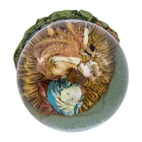 Kurt Adler Musical Holy Family Snow Globes