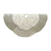 Kurt Adler Silver Tree Skirt