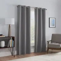 Eclipse Talisa Grommet Top Energy Saving 100% Blackout Set of 2 Curtain Panels