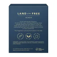 Land Of The Free Acadia Eau De Toilette, 3.3 Oz