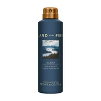 Land Of The Free Acadia Deodorizing Body Spray, 6 Oz