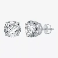 Ever Star 3 CT. T.W. Lab Grown White Diamond 14K White Gold 7.5mm Round Stud Earrings