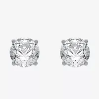 Ever Star 1 CT. T.W. Lab-Grown (G / SI1-SI2) Diamond Round Stud Earring 10K Gold