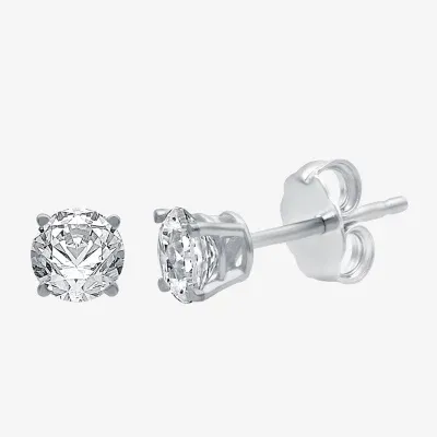 Ever Star 1 CT. T.W. Lab-Grown (G / SI1-SI2) Diamond Round Stud Earring 10K Gold