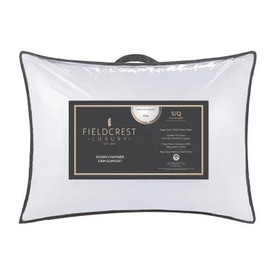 Fieldcrest Luxury Down Chamber Firm Support Pillow
