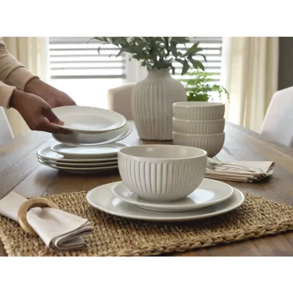 Linden Street Hayward Stoneware 12-pc. Dinnerware Set