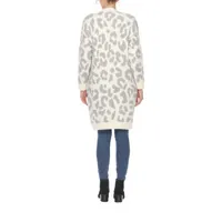 White Mark Midweight Faux Fur Coat